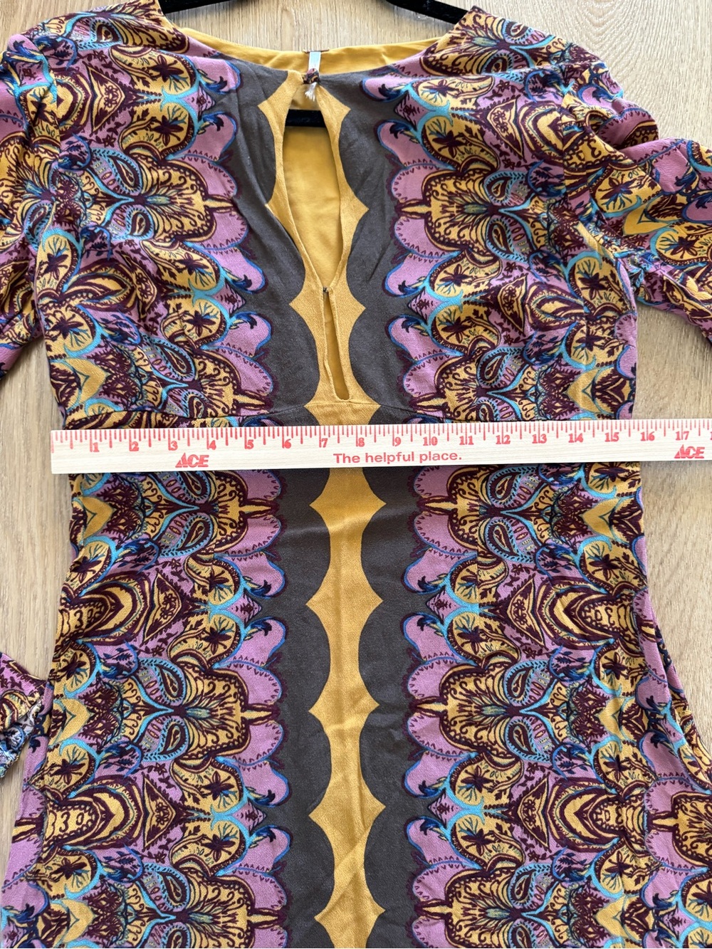 Free People Ossie Vibes Tunic Dress Long Sleeve Small 4/6 - Picture 4 of 7